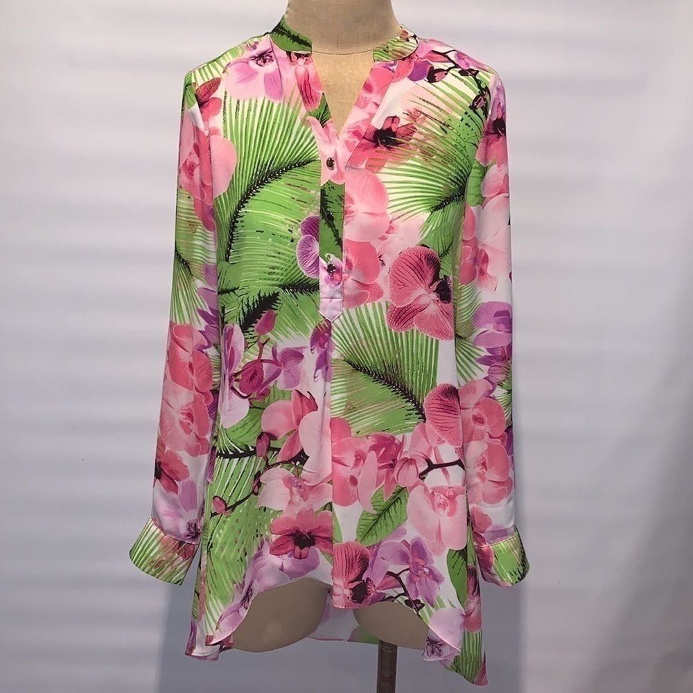 Zac & Rachel floral hi lo tunic, Small